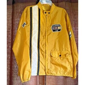 Oldsmobile 442 Club Jacket Vintage Muscle Car Windbreaker Racing Stripe Olds